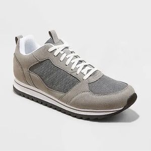 New Men's Angus Vintage Sneakers - Goodfellow & Co Gray 8